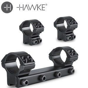 HAWKE MATCH MOUNT 1 PIECE 1" HIGH 9-11MM - 22105