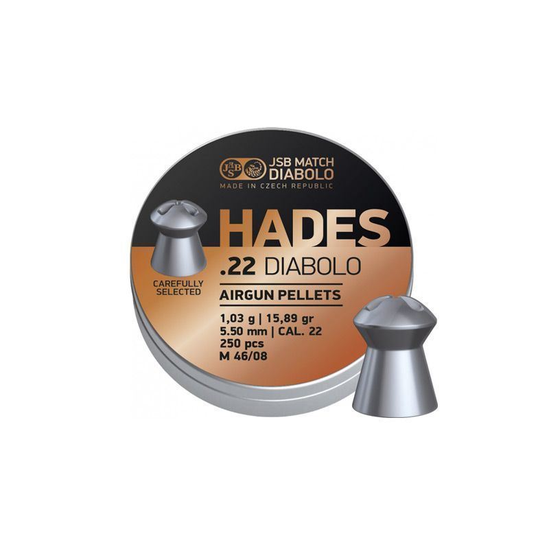 JSB 5.5MM DIABOLO HADES15.89GR - 250'S - NeonSales