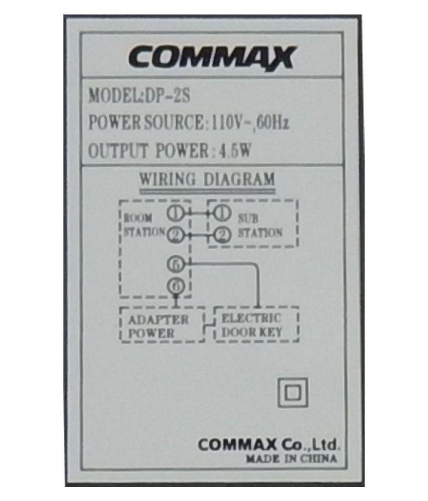 COMMAX INTERCOM KIT 12V DP2SD/DR-2K - NeonSales