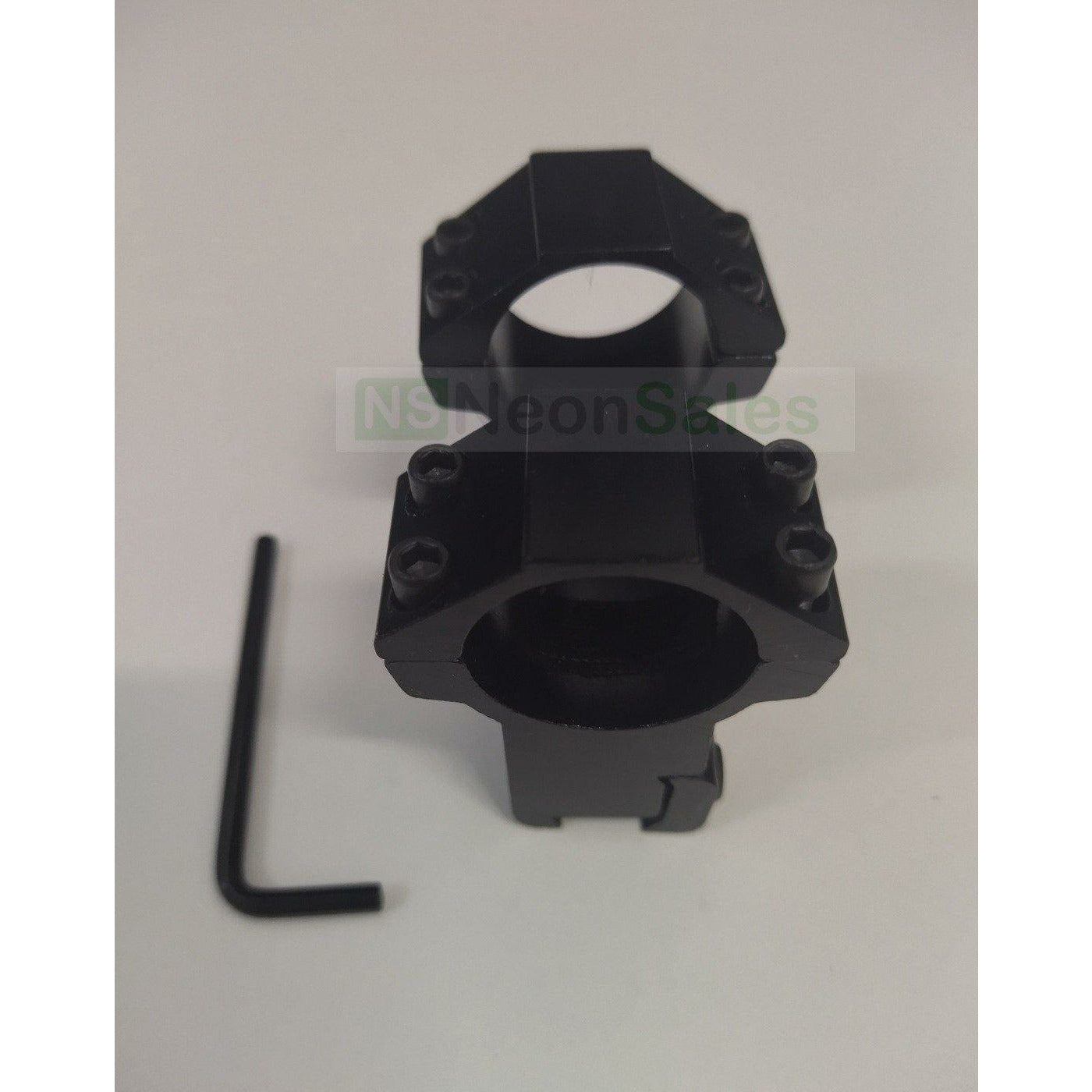 1" HIGH RING MOUNTS, 2 PCE, DOVETAIL - NeonSales {{ shop.shopifyCountryName }}