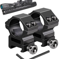 1" PICATINNY MEDIUM RING MOUNTS, AL - NeonSales {{ shop.shopifyCountryName }}
