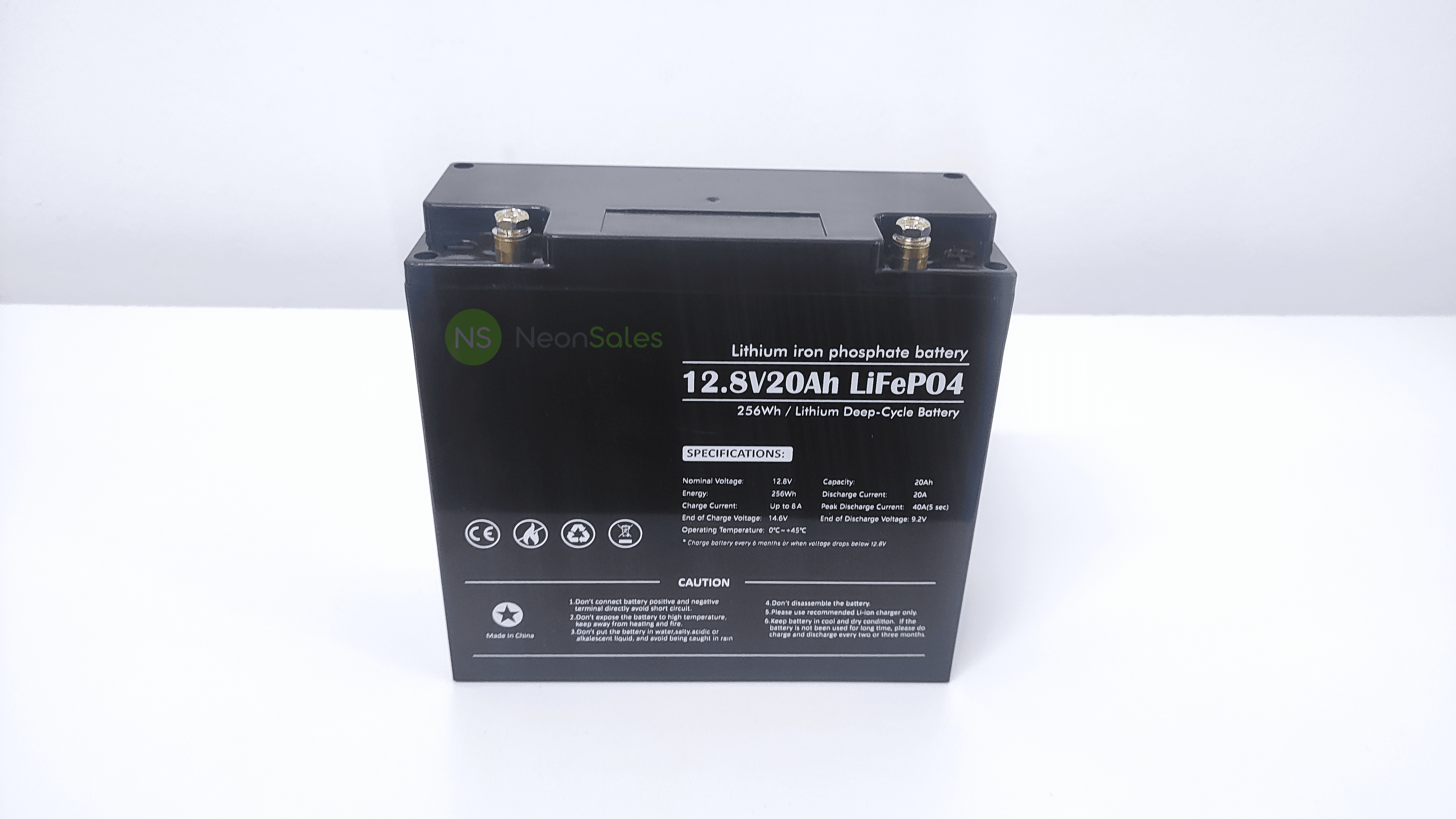 12V 20AH LITHIUM LIFEPO4 BATTERY - NeonSales South Africa