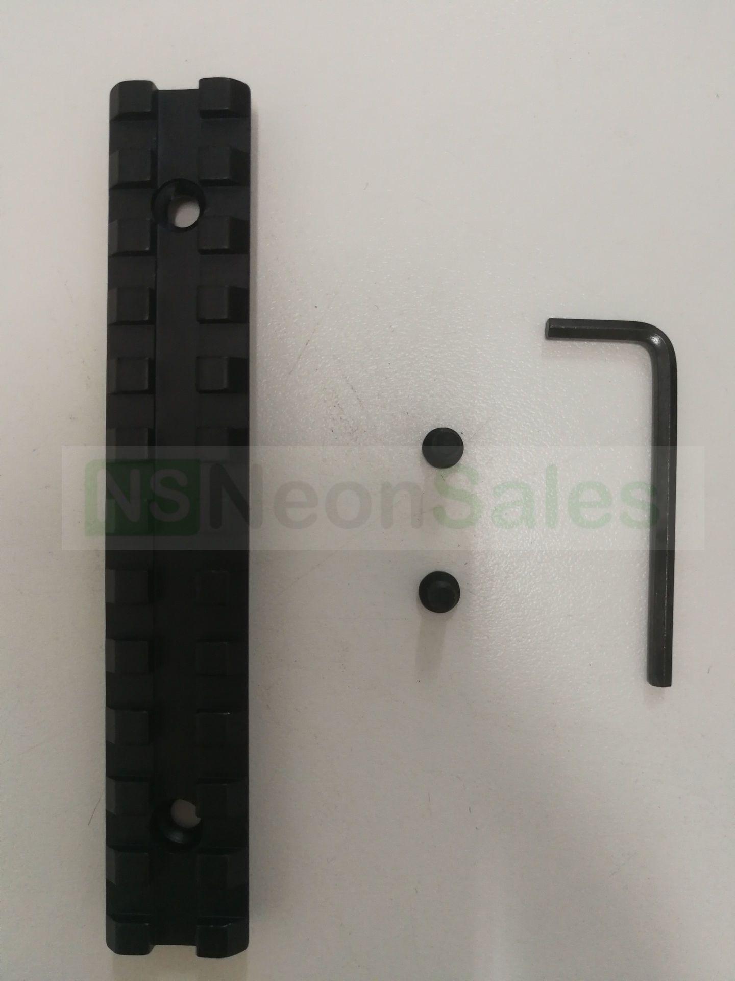 155MM PICATINY RAIL PERMA MOUNT, STRAIGHT (AL) - NeonSales {{ shop.shopifyCountryName }}