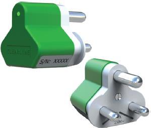 16A STD PLUG LED 250V - GREEN - 21-120499 - NeonSales South Africa