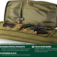 44" RECTANGULAR TACTICAL AIR RIFLE RUCKSACK - OD - NeonSales {{ shop.shopifyCountryName }}