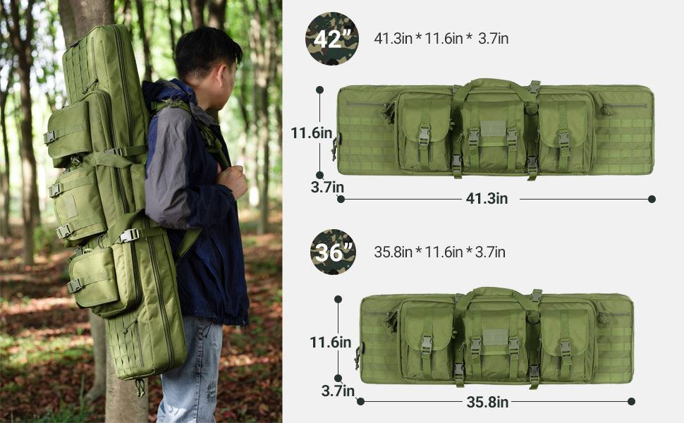 44" RECTANGULAR TACTICAL AIR RIFLE RUCKSACK - OD - NeonSales South Africa