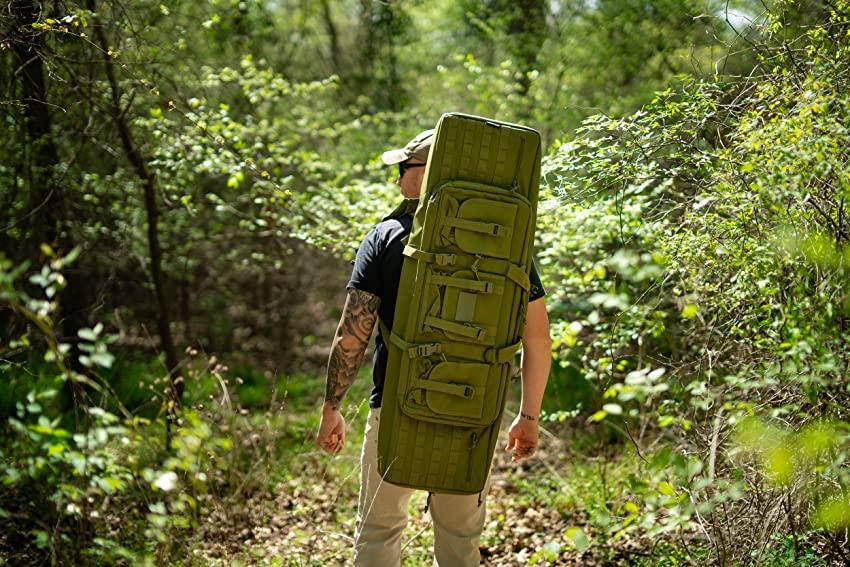 44" RECTANGULAR TACTICAL AIR RIFLE RUCKSACK - OD - NeonSales South Africa