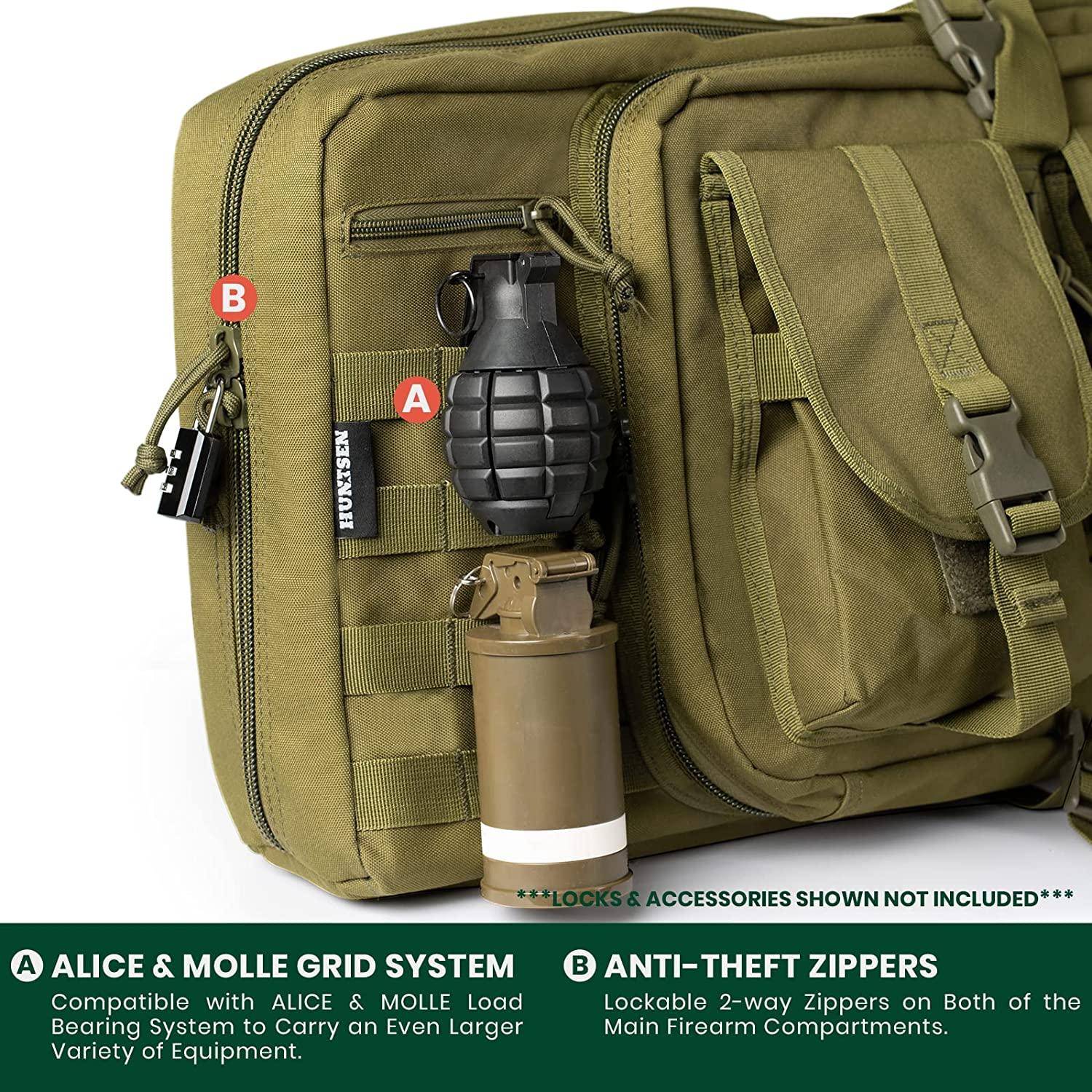 44" RECTANGULAR TACTICAL AIR RIFLE RUCKSACK - OD - NeonSales South Africa