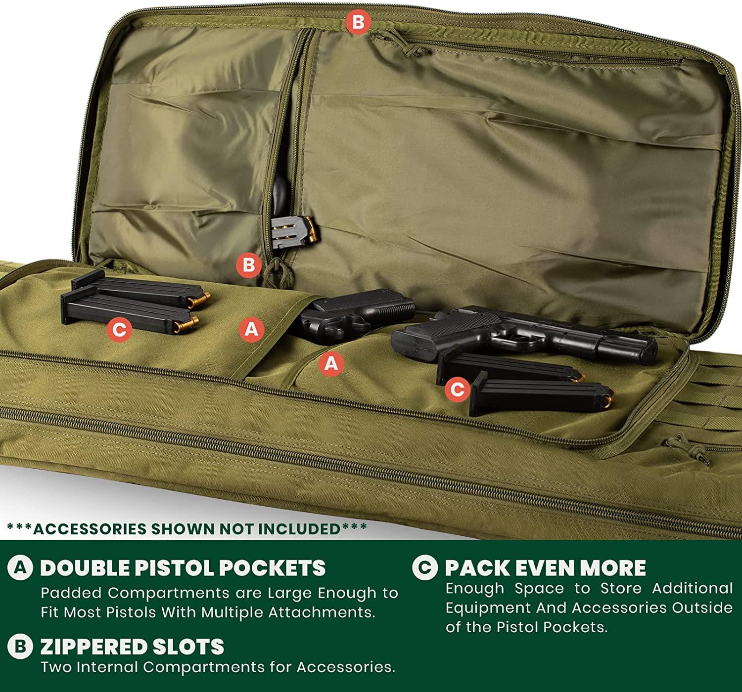 44" RECTANGULAR TACTICAL AIR RIFLE RUCKSACK - OD - NeonSales South Africa