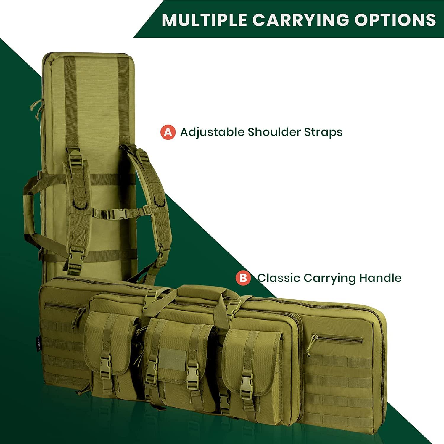 44" RECTANGULAR TACTICAL AIR RIFLE RUCKSACK - OD - NeonSales South Africa