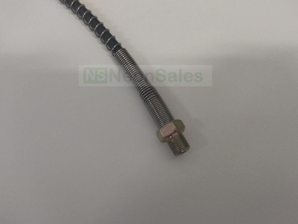 500MM SHIELDED HIGH PRESSURE HOSE, 1/8" BSP MALE - NeonSales {{ shop.shopifyCountryName }}