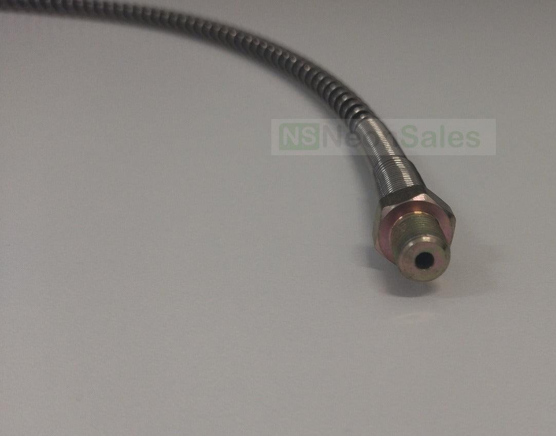 500MM SHIELDED HIGH PRESSURE HOSE, 1/8" BSP MALE - NeonSales South Africa