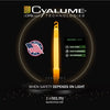 CYALUME SNAPLIGHT 6'' ORANGE SAFETY LIGHT