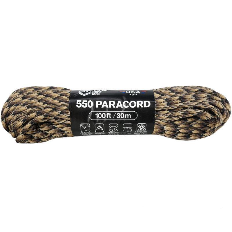 ATWOOD ROPE MFG 550 PARACORD 100FT - GROUND WAR – NeonSales