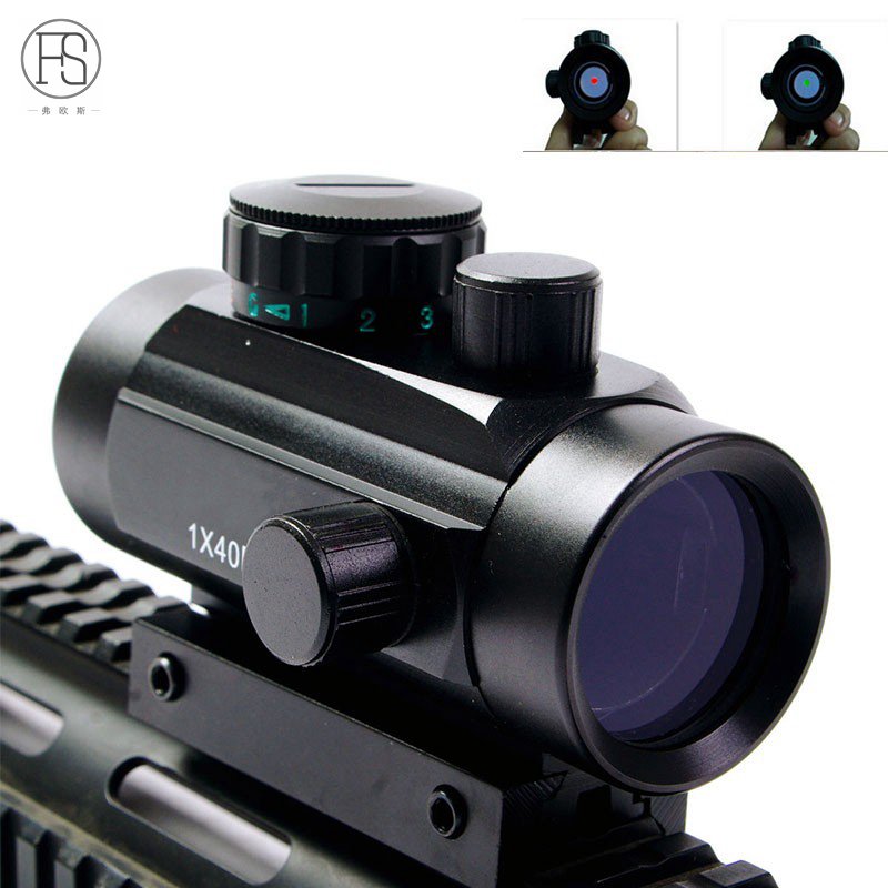 PICATINNY/DOVETAIL-MOUNTED 1X40 RED DOT SIGHT