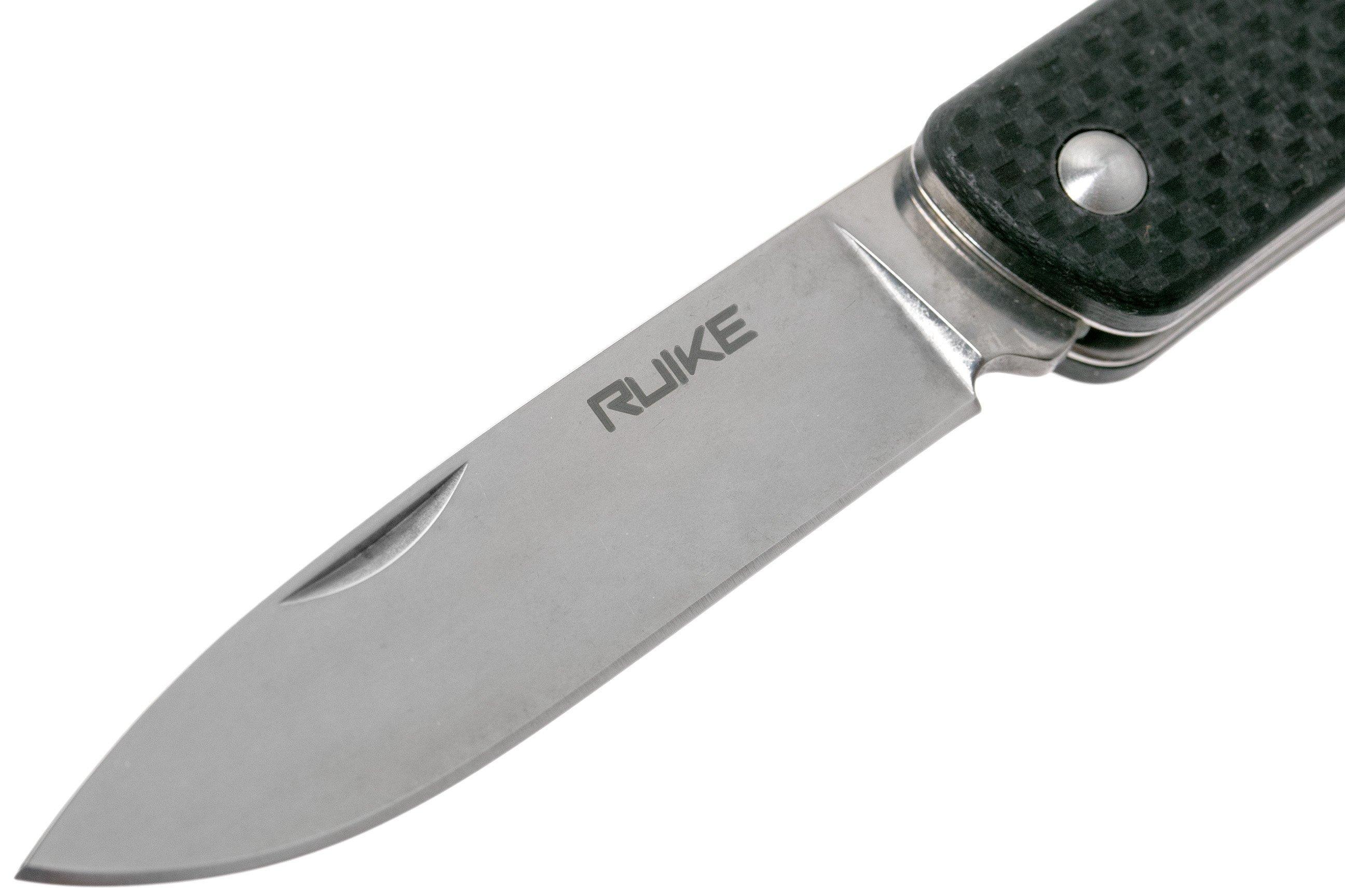 RUIKE S11-B SLIPJOINT POCKET KNIVE, BLACK - NeonSales