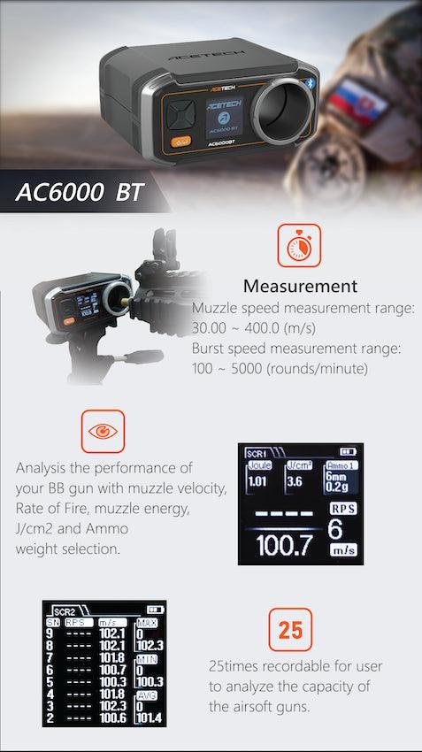 ACETECH AC6000 BT CHRONOGRAPH W/ BLUETOOTH + APP - NeonSales {{ shop.shopifyCountryName }}
