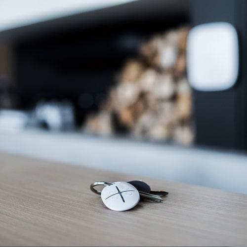 AJAX SPACE CONTROL JEWELLER KEY FOB - WHITE - NeonSales {{ shop.shopifyCountryName }}