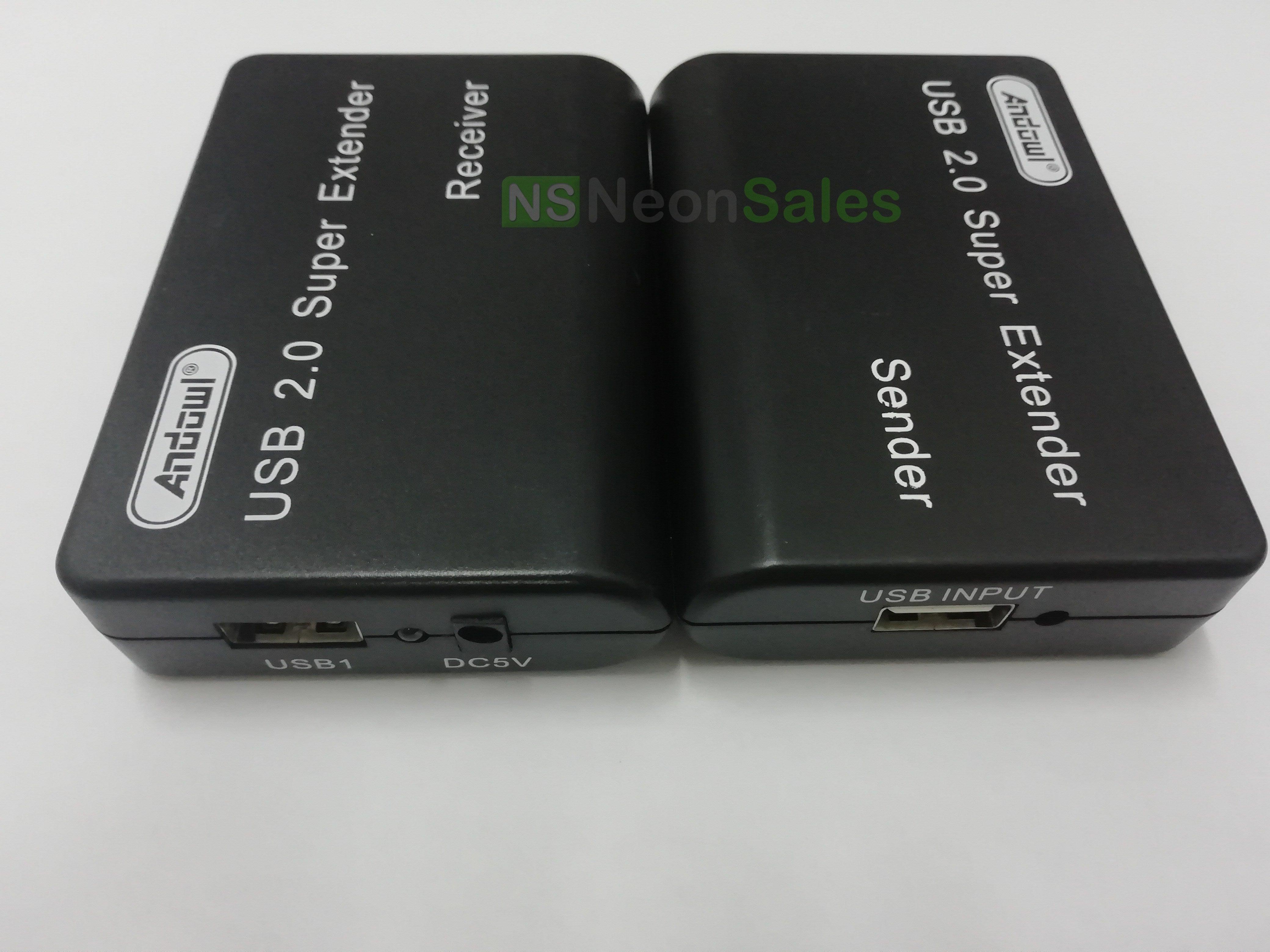 ANDOWL 4 PORT USB EXTENDER 4K 100M Q-U101 - NeonSales South Africa