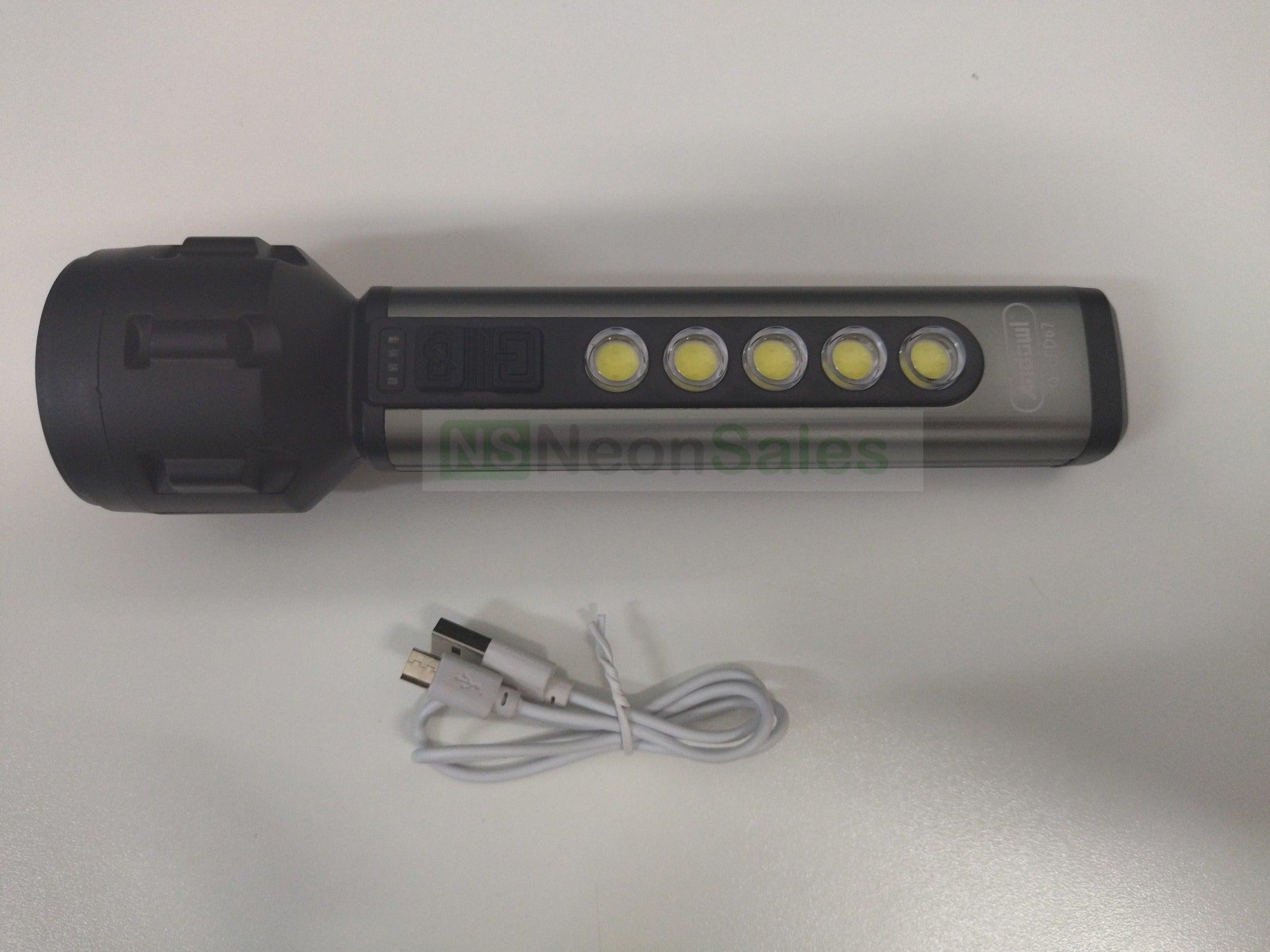 ANDOWL 5W+5COB LIGHT LED USB FLASHLIGHT - Q-LED67 - NeonSales South Africa