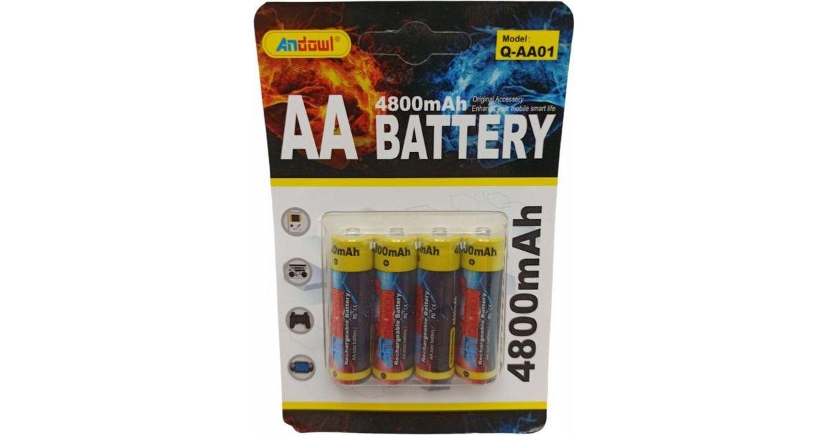 ANDOWL AA 4800MAH BATTERY Q-AA01 4PACK - NeonSales {{ shop.shopifyCountryName }}