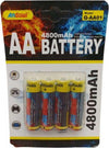 ANDOWL AA 4800MAH BATTERY Q-AA01 4PACK - NeonSales South Africa