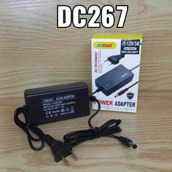 ANDOWL AC-DC POWER ADAPTOR 12V/3A - DC267 - NeonSales {{ shop.shopifyCountryName }}