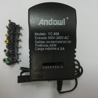 ANDOWL ADJUSTABLE VOLTAGE 4.5A PSU Q-CD16P - NeonSales {{ shop.shopifyCountryName }}