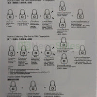 ANDOWL FINGERPRINT LOCK : Q-P63 - NeonSales {{ shop.shopifyCountryName }}