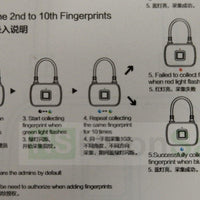 ANDOWL FINGERPRINT LOCK : Q-P63 - NeonSales {{ shop.shopifyCountryName }}
