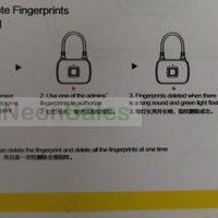 ANDOWL FINGERPRINT LOCK : Q-P63 - NeonSales {{ shop.shopifyCountryName }}