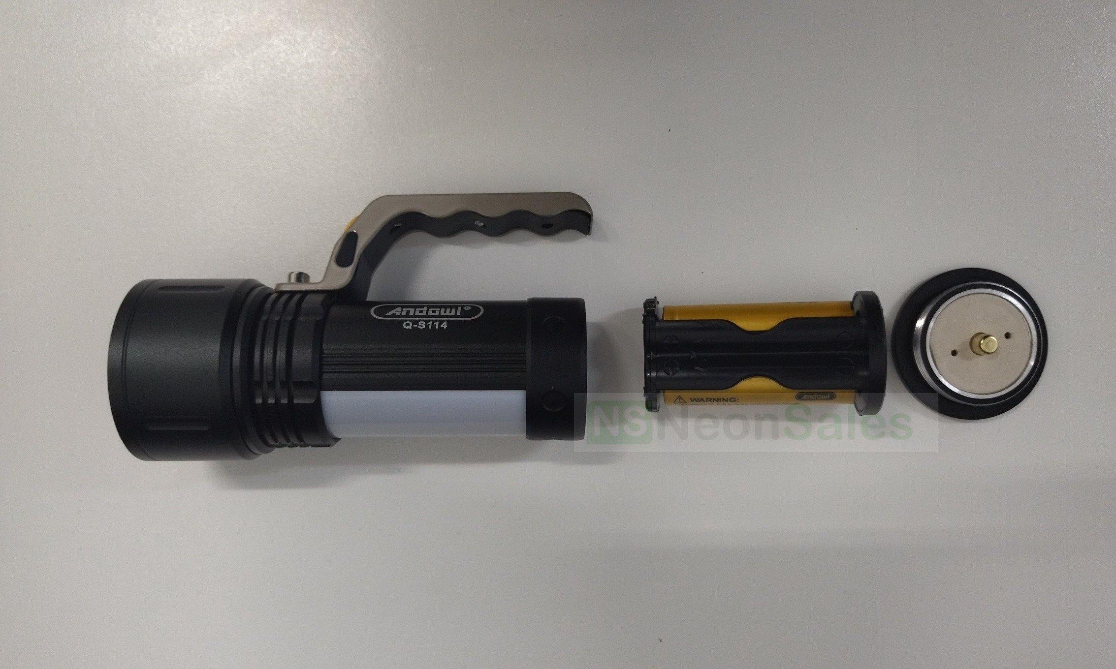 ANDOWL HANDHELD FLASHLIGHT : Q-5114 - NeonSales South Africa