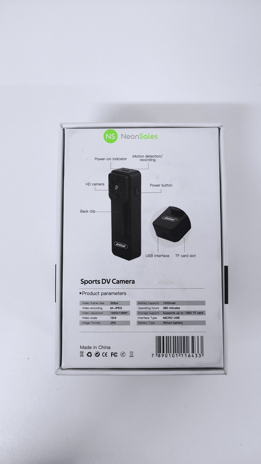 ANDOWL POCKET CLIP SPORTS DV CAMERA Q-SY56 - NeonSales {{ shop.shopifyCountryName }}