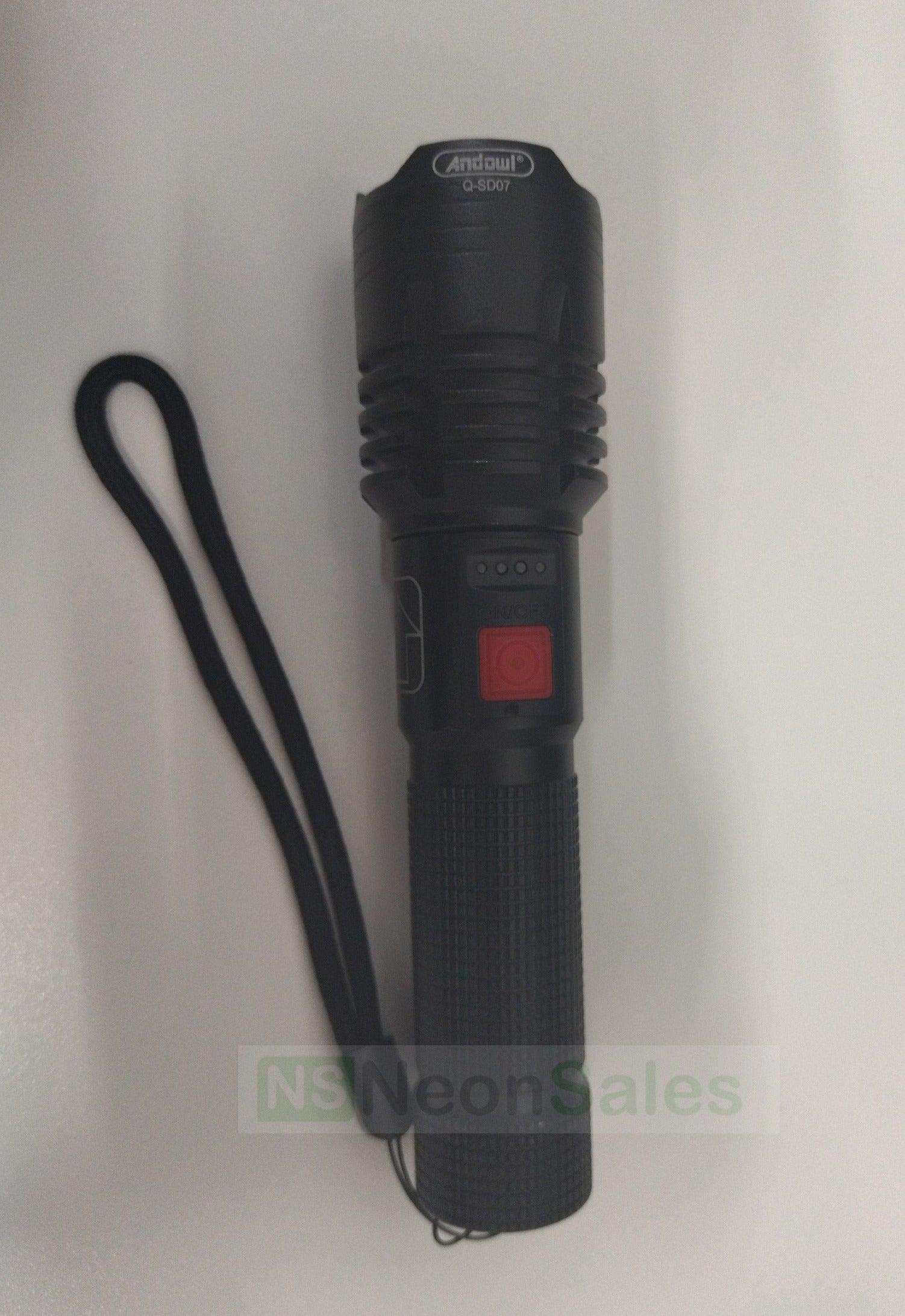 ANDOWL POWERFUL LED 300M RANGE FLASHLIGHT Q-SD07 - NeonSales South Africa