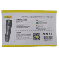 ANDOWL RECHARGEABLE NIGHT FLASHLIGHT:Q-5101 - NeonSales {{ shop.shopifyCountryName }}