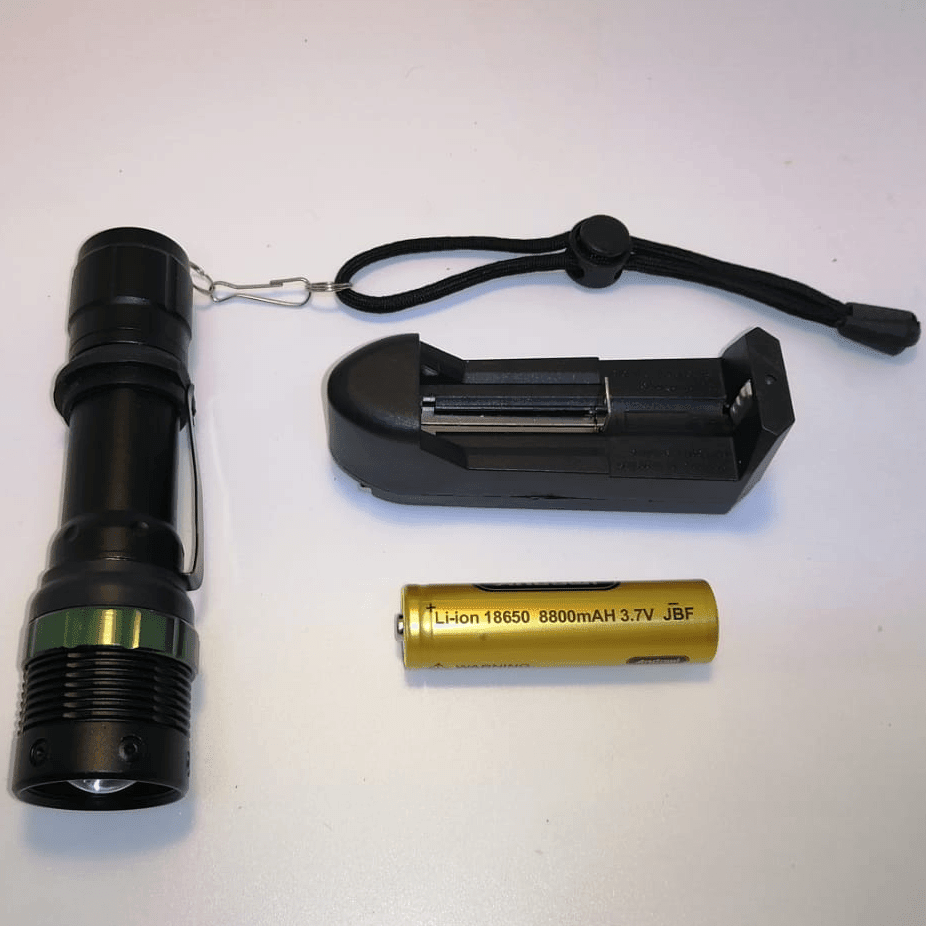 ANDOWL RECHARGEABLE NIGHT FLASHLIGHT:Q-5101 - NeonSales South Africa