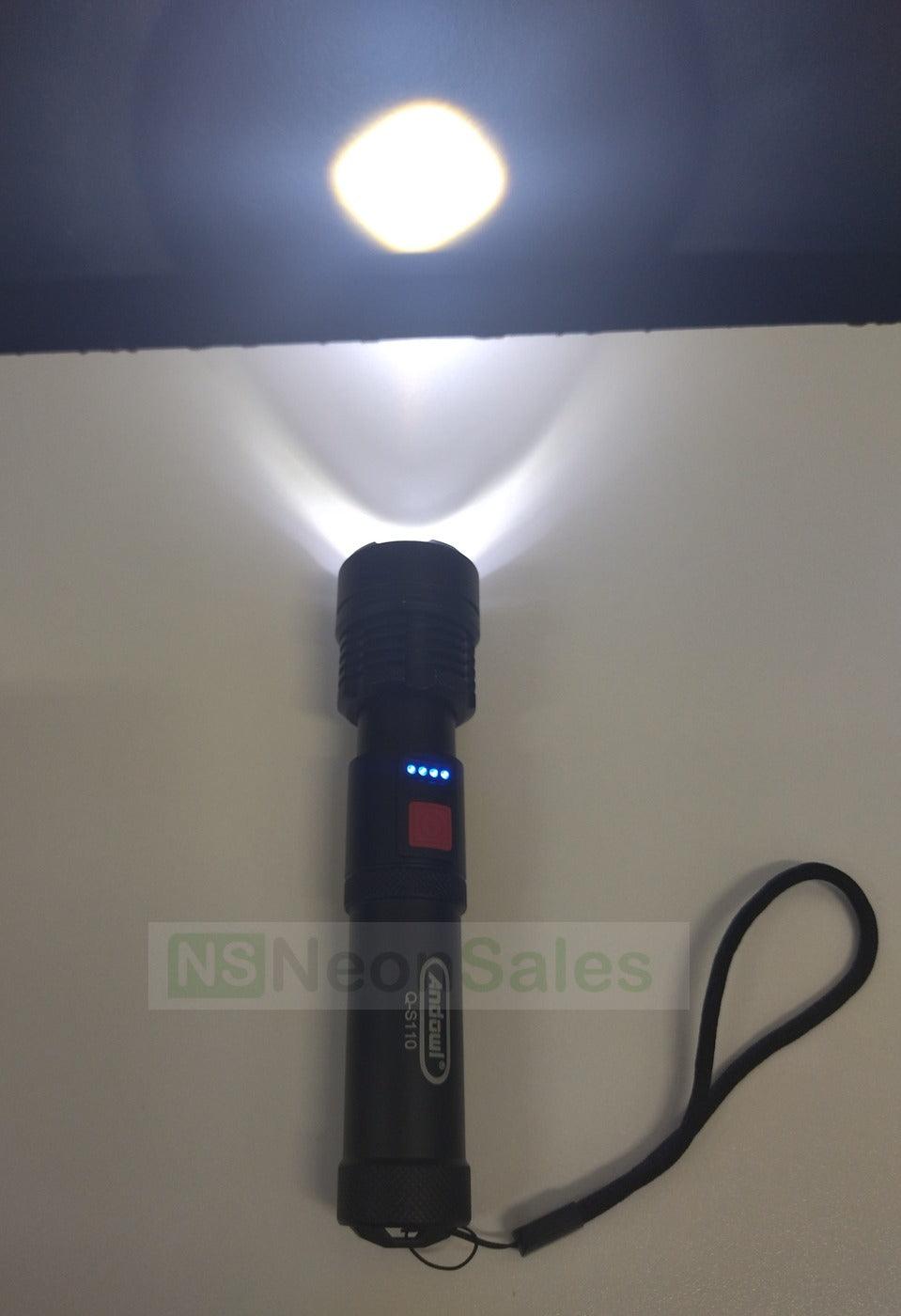 ANDOWL RECHARGEABLE SUPER TORCH Q-5110 - NeonSales South Africa