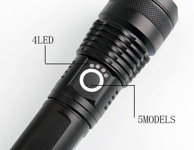 ANDOWL ULTRA BRIGHT TACTICAL FLASLIGHT : Q-5111 - NeonSales {{ shop.shopifyCountryName }}