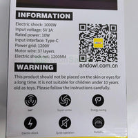 ANDOWL USB PORTABLE UV INSECT ZAPPER - Q-BY23 - NeonSales {{ shop.shopifyCountryName }}