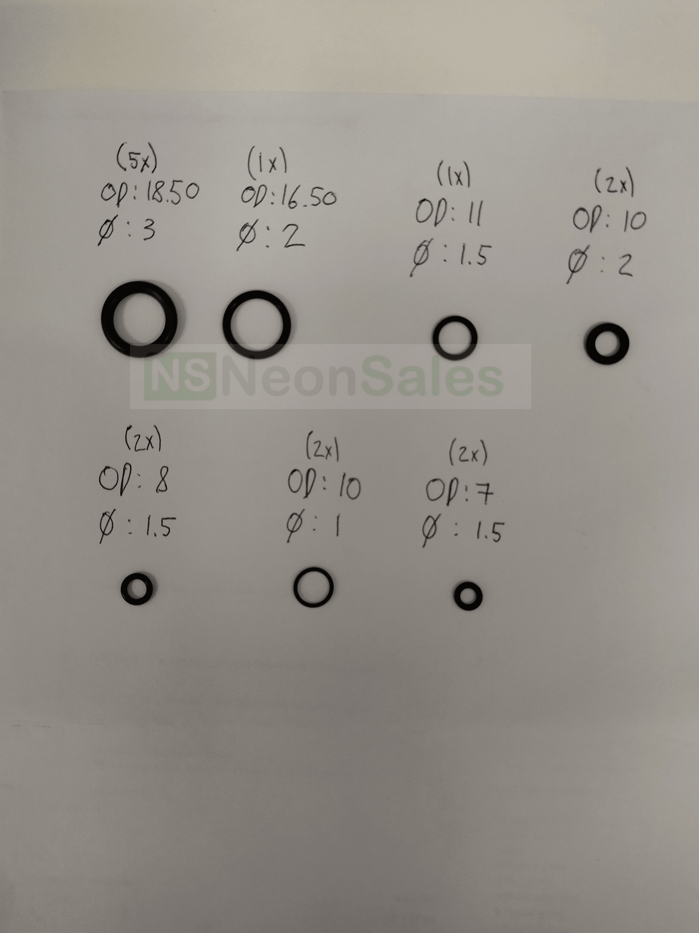 ARTEMIS PR900 COMPLETE SEAL KIT, 300 BAR RATED - NeonSales South Africa