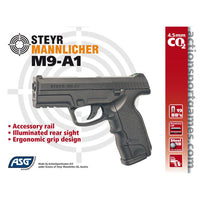 ASG 16088 STEYR M9-A1 CO2 PISTOL - 4.5MM CAL - NeonSales {{ shop.shopifyCountryName }}