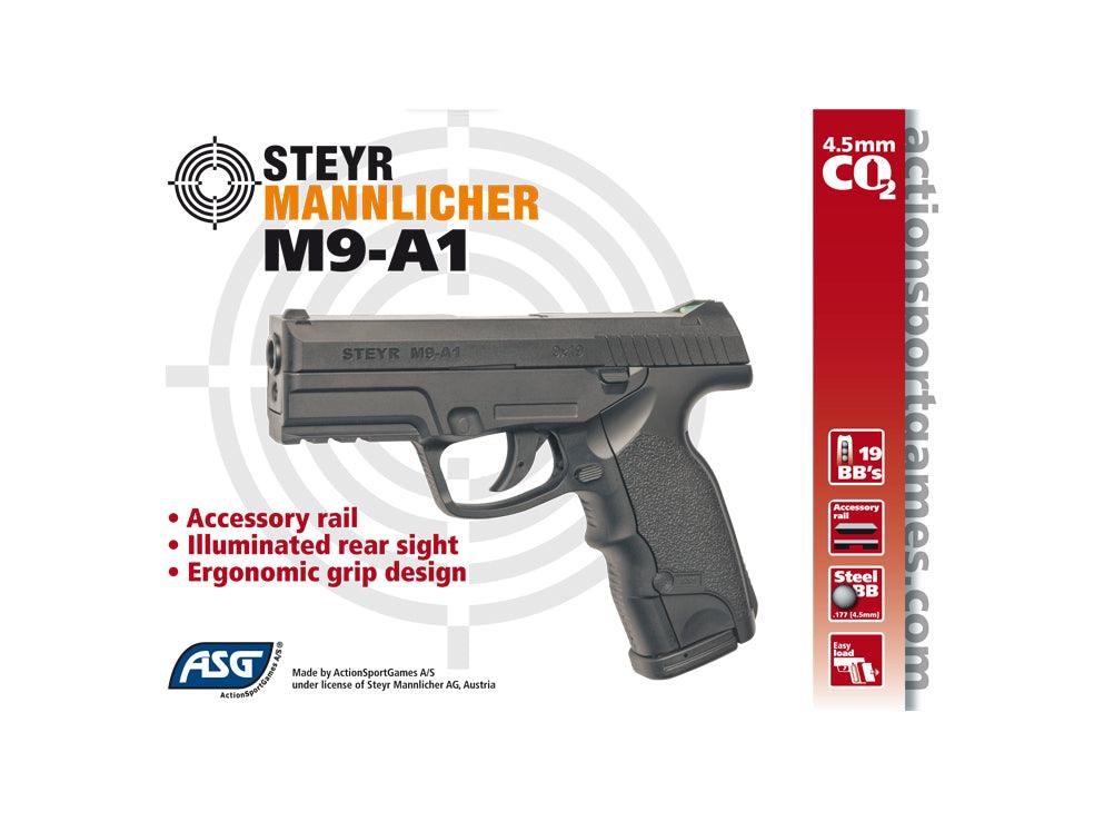 ASG 16088 STEYR M9-A1 CO2 PISTOL - 4.5MM CAL - NeonSales South Africa