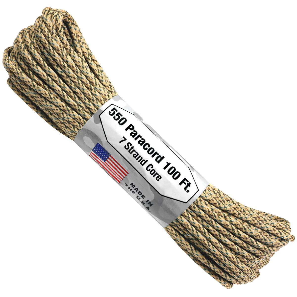 ATWOOD ROPE MFG 550 PARACORD 100FT - DESERT CAMO - NeonSales {{ shop.shopifyCountryName }}