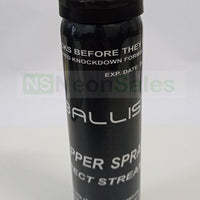 BALLISTIC 100ML DIRECT STREAM PEPPER SPRAY - NeonSales {{ shop.shopifyCountryName }}