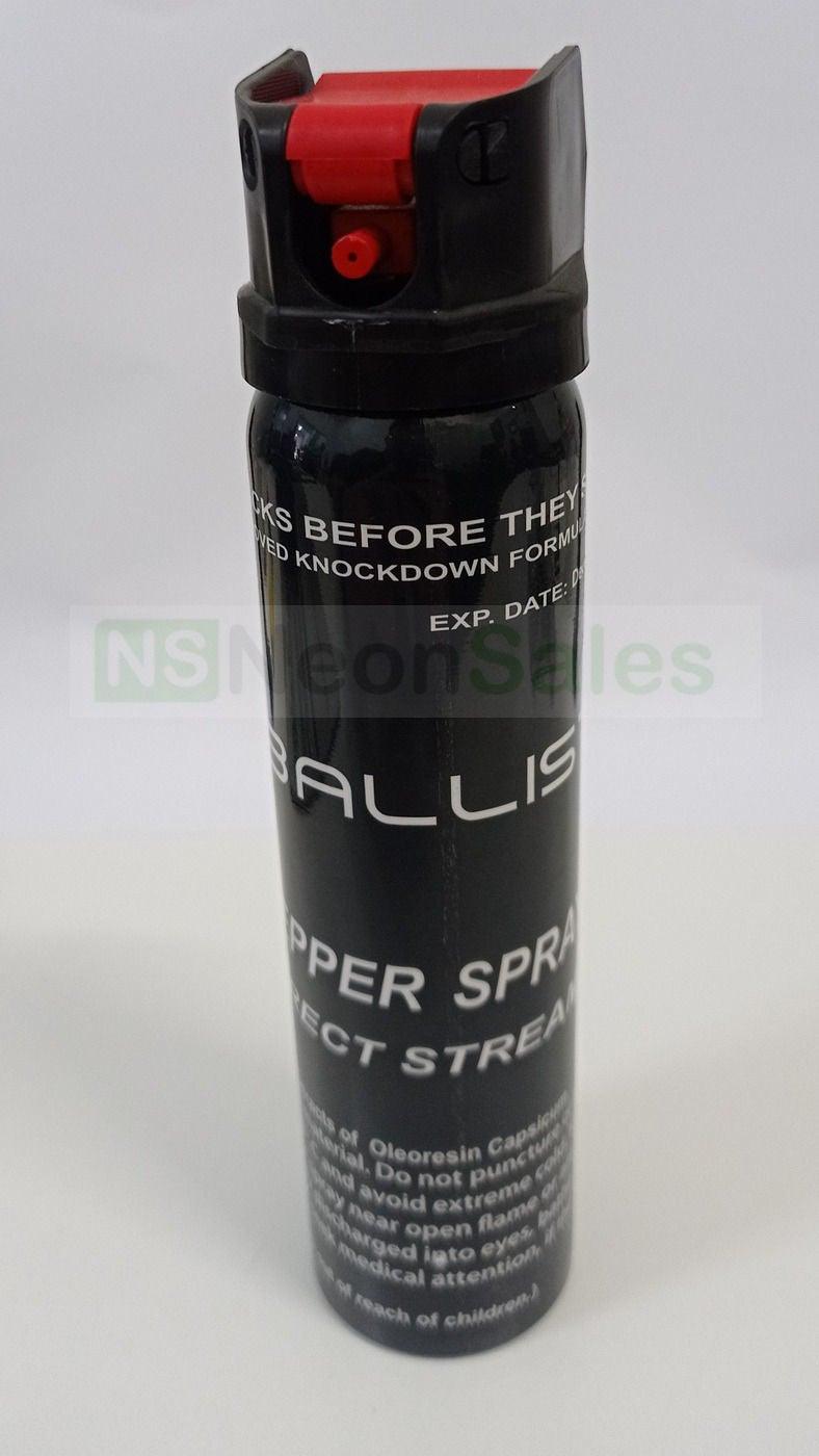 BALLISTIC 100ML DIRECT STREAM PEPPER SPRAY - NeonSales {{ shop.shopifyCountryName }}