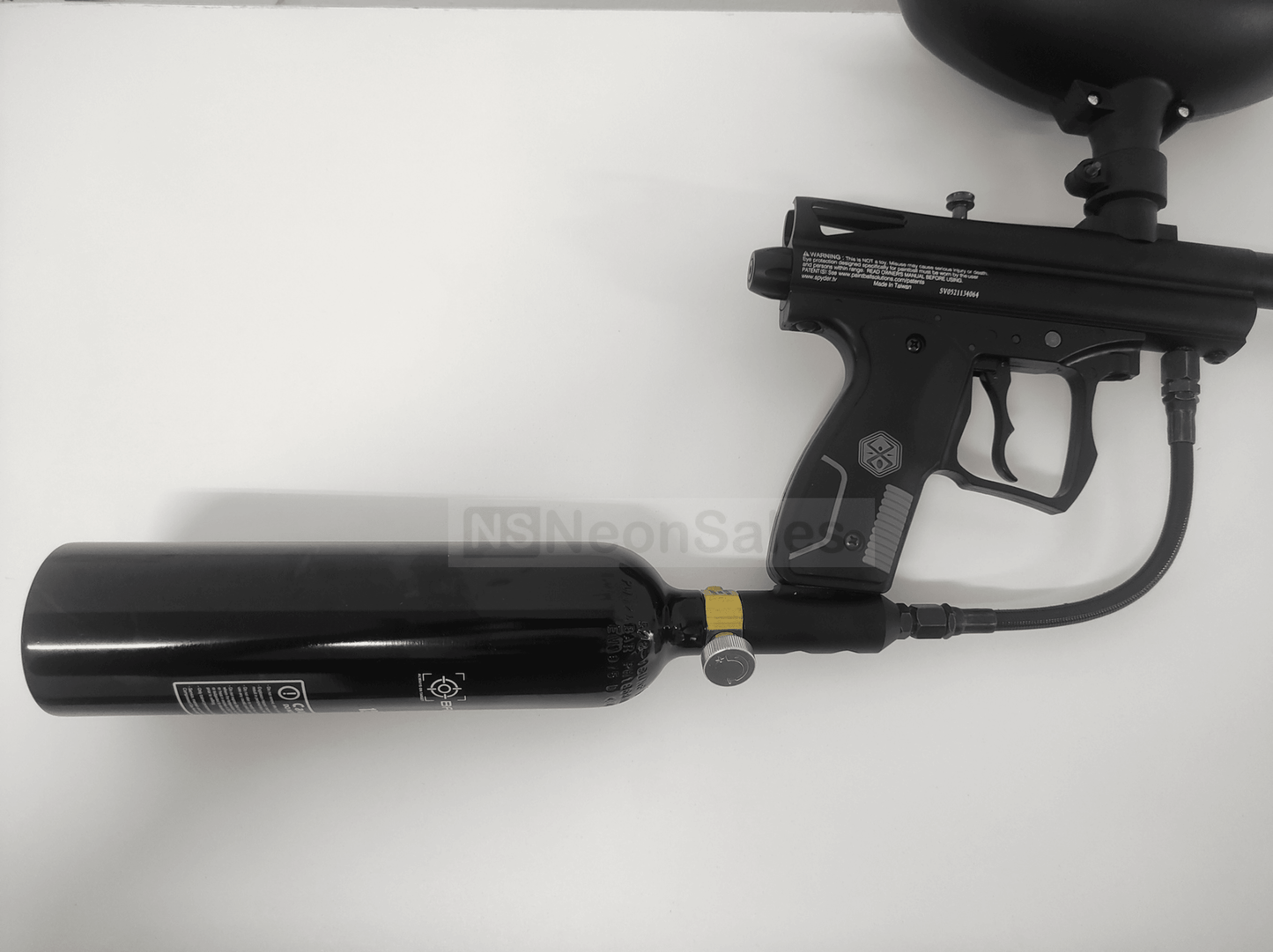 BALLISTIC 12 OZ CO2 TANK W/ TAPHEAD VALVE - NeonSales {{ shop.shopifyCountryName }}