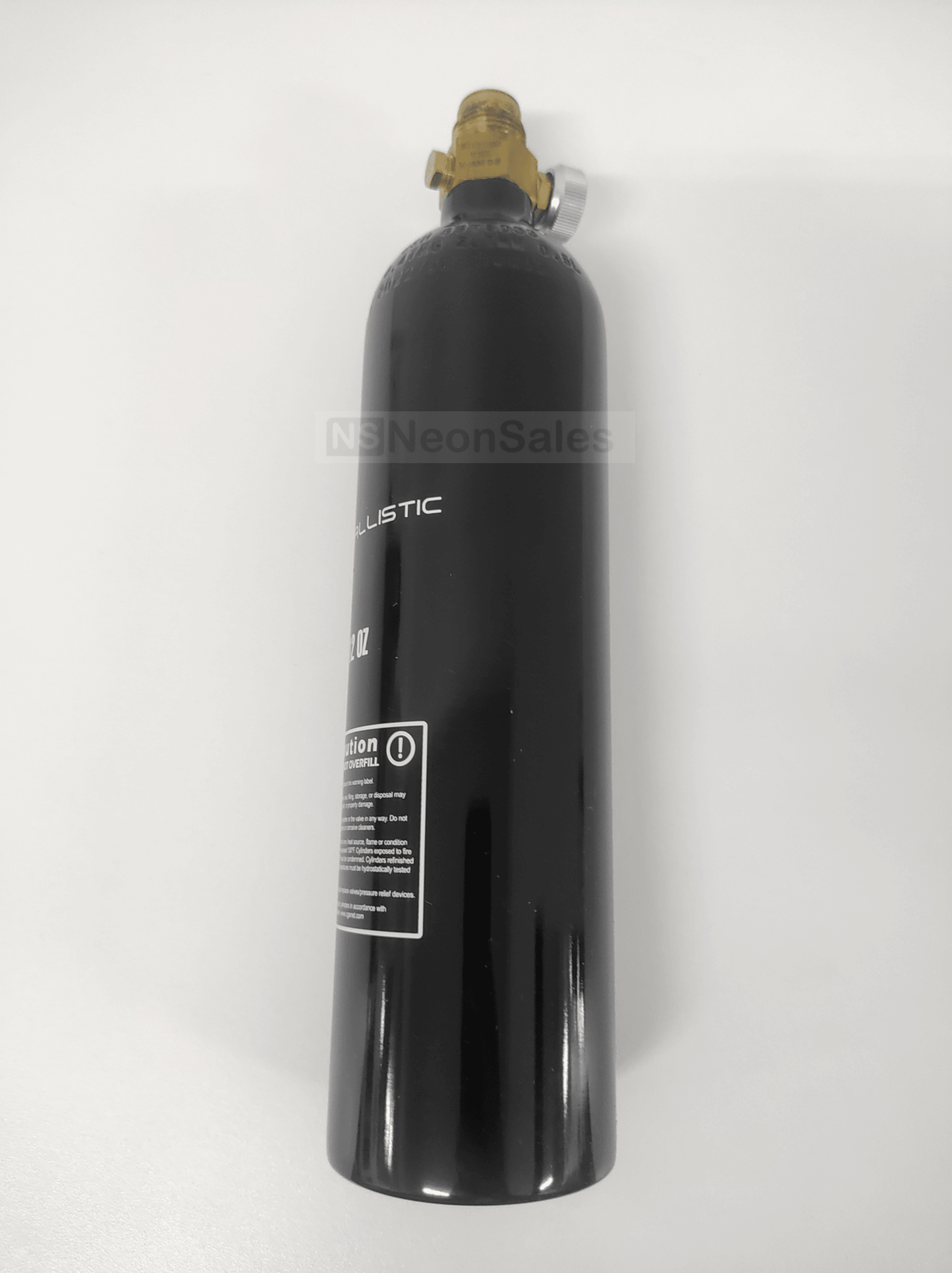 BALLISTIC 12 OZ CO2 TANK W/ TAPHEAD VALVE - NeonSales {{ shop.shopifyCountryName }}