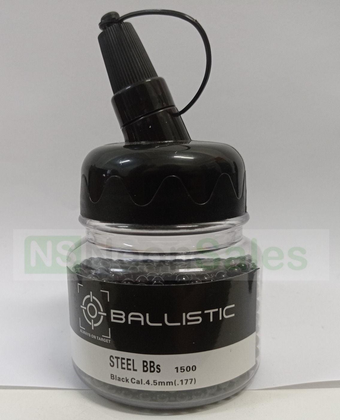 BALLISTIC 4.5MM STEEL SHOT (5.3 GR) BLACK - 1500's - NeonSales {{ shop.shopifyCountryName }}