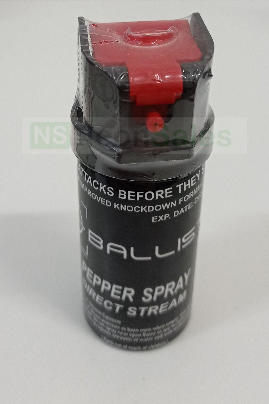 BALLISTIC 40ML DIRECT STREAM PEPPER SPRAY - NeonSales {{ shop.shopifyCountryName }}