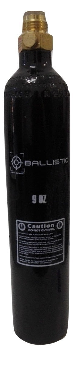 Ballistic 9oz CO2 cylinder with pin valve for paintball – NeonSales South Africa